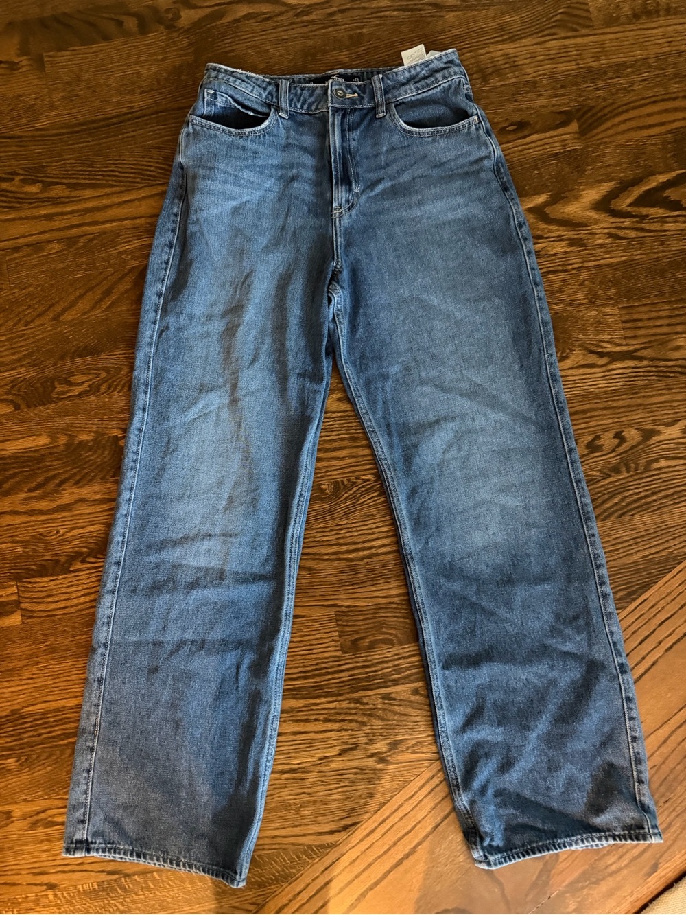 Hollister ultra high rise baggy -jeans - Blue